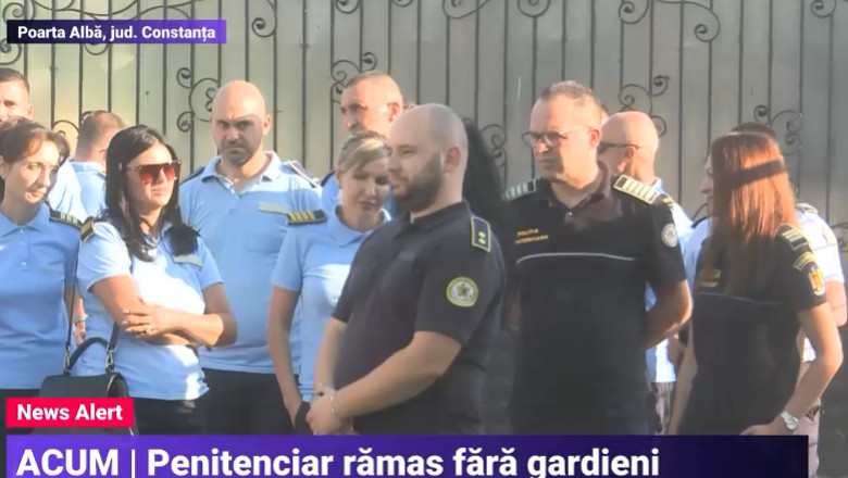 Detinutii de la Penitenciarul Poarta Alba sunt supravegheati de secretare. Politistii refuza sa mai intre in tura Imagine