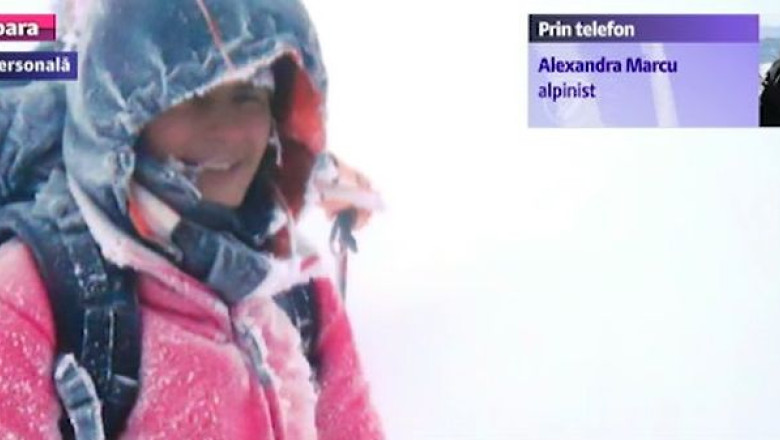 Deveanca Alexandra Marcu a cucerit cel mai inalt vulcan activ din lume Imagine