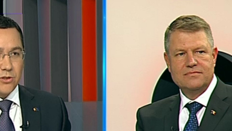 DEZBATERE PONTA-IOHANNIS. Confruntarea Ponta-Iohannis pe retelele sociale Imagine