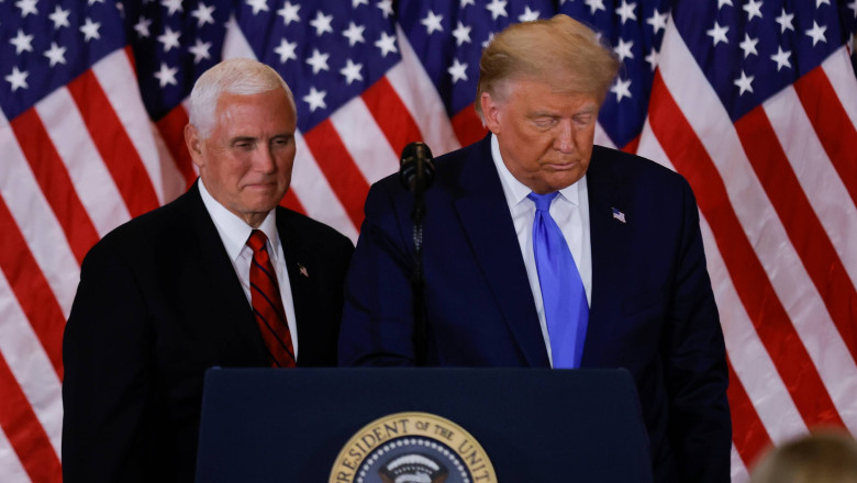 Dezvaluiri din discutia dintre Donald Trump si Mike Pence din ziua asaltului asupra Capitoliului SUA: „Asculti de oamenii gresiti” Imagine