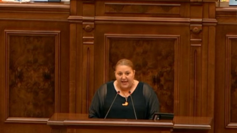 Diana Sosoaca ameninta de la tribuna Parlamentului: „Va voi da foc, satanele merita doar focul iadului” Imagine