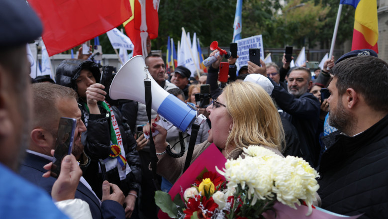 Diana Sosoaca, inculpata in dosarul Parchetului General. Sefa SOS a fost intampinata de sustinatori la audieri Imagine