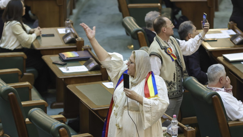 Diana Sosoaca pierde patru deputati si doi senatori, care au demisionat in huiduieli din grupurile parlamentare SOS Imagine