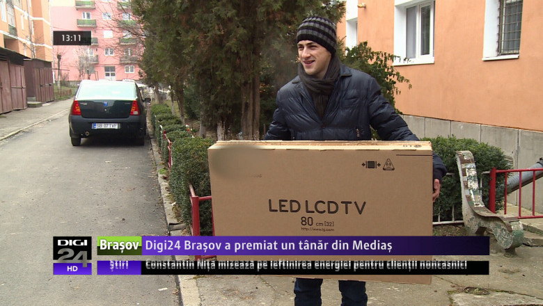 Digi24 Brasov a premiat un tanar din Medias Imagine
