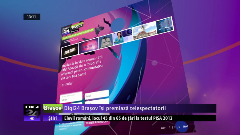 Digi24 Brasov isi premiaza telespectatorii  Imagine