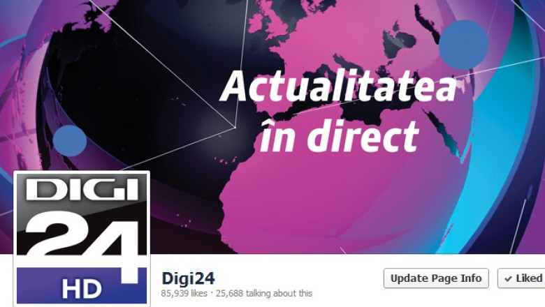 Digi24, cea mai citata sursa media in presa scrisa Imagine