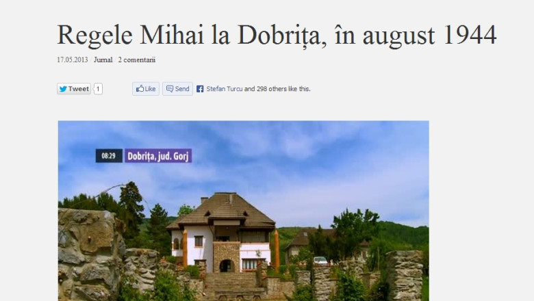 Digi24 Craiova a primit felicitari de la Casa Regala a Romaniei pentru un reportaj de exceptie Imagine