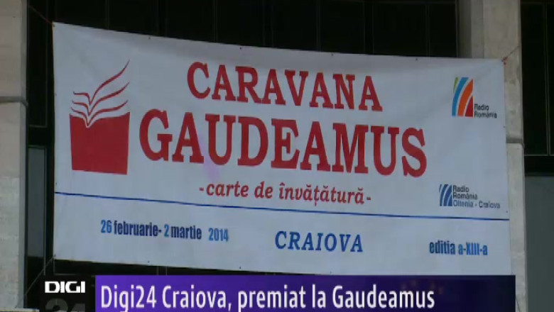 Digi24 Craiova, premiat la Gaudeamus Imagine
