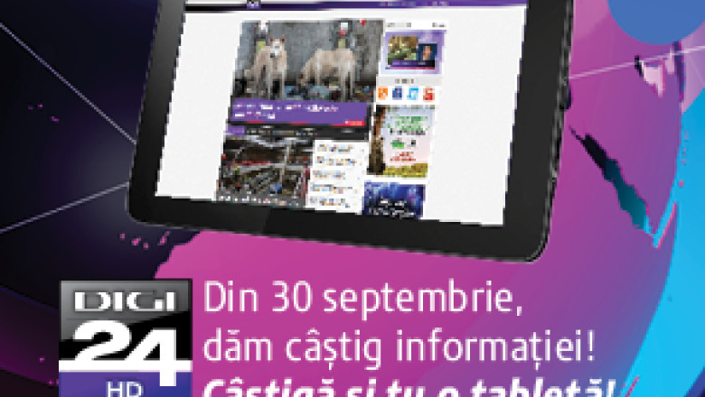 Digi24 da castig informatiei! La Digi24 tu faci actualitatea! Imagine