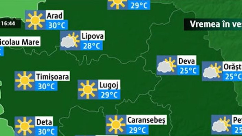 Digi24 Timisoara iti spune cum va fi vremea in vestul tarii, la noapte si maine Imagine