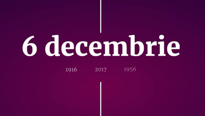 Digistoria – cele mai importante evenimente petrecute in 6 decembrie Imagine