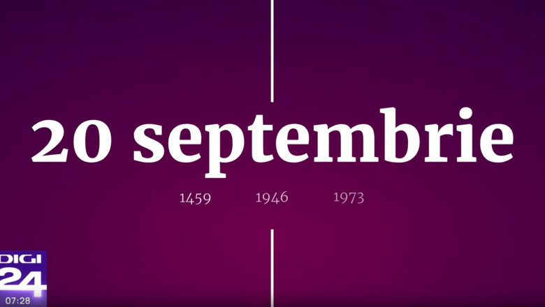 Digistoria - cele mai importante evenimente petrecute pe 20 septembrie Imagine