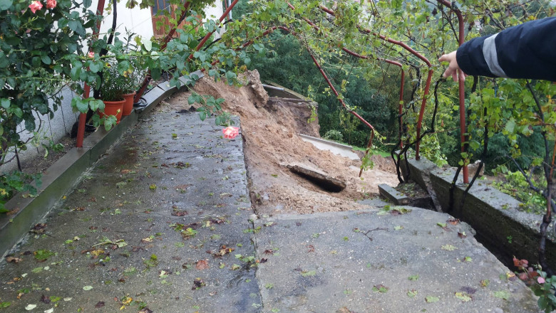 DigiVOX. O casa din Orsova, in pericol de prabusire din cauza alunecarilor de teren Imagine