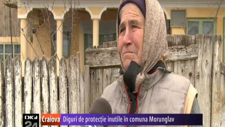 Diguri de protectie inutile in comuna Morunglav, judetul Olt Imagine