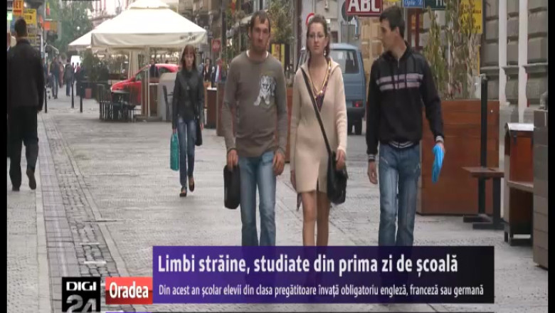 Din acest an, elevii din clasa pregatitoare invata obligatoriu o limba straina Imagine