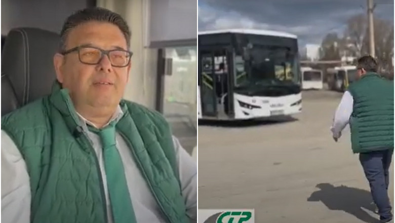 Din Italia, pe strazile din Iasi. Povestea lui Raffaele, italianul care s-a angajat sofer de autobuz la compania de transport public Imagine