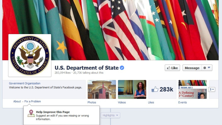 Diplomatia americana a cheltuit sute de mii de dolari pentru a obtine cat mai multe „like”-uri pe Facebook Imagine