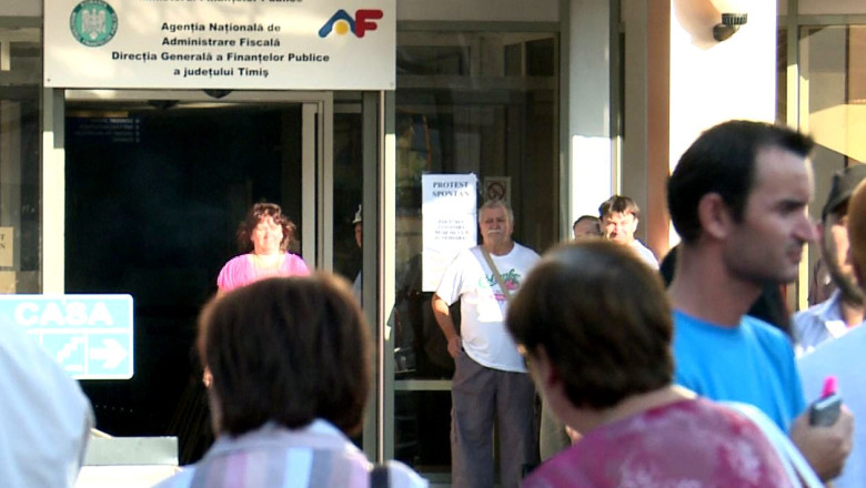 Directia Generala a Finantelor Publice Timis: in ziua deciziei, angajatii au revenit la lucru! Imagine