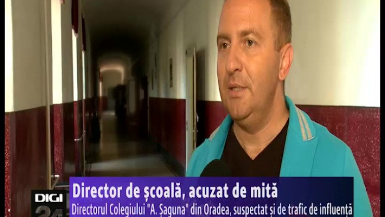 Directorul Colegiului "Andrei Saguna" din Oradea, arestat pentru luare si dare de mita si trafic de influenta Imagine