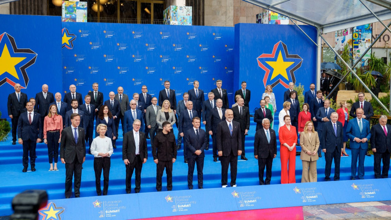 Discutii despre o pace durabila in Ucraina la Summitul Comunitatii Politice Europene de la Tirana. Mesajul lui Ilie Bolojan Imagine