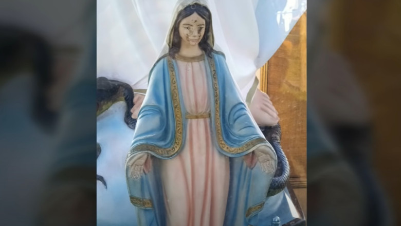 Disparitia misterioasa a „Sfintei” din Trevignano. Cum se explica „miracolul” statuii Fecioarei Maria care a varsat lacrimi de sange Imagine