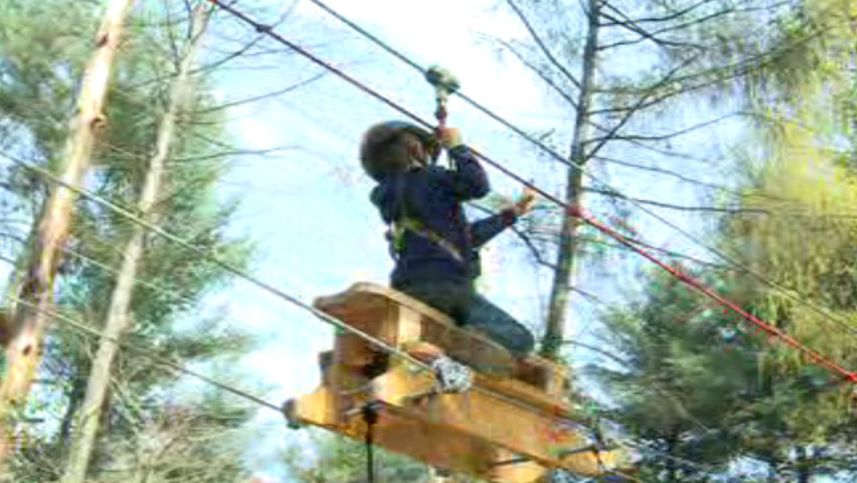Distractie si adrenalina in parcul de aventuri de la Gura Humorului Imagine