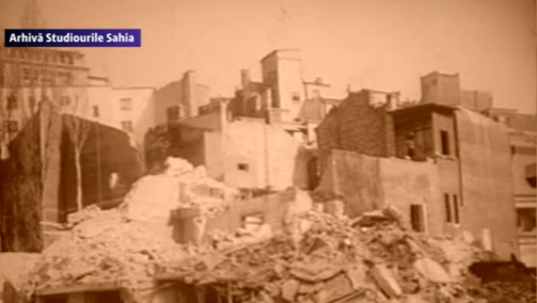 Distrugerea Micului Paris. Imagini de la demolarea cartierului Uranus, pentru a se face loc Casei Poporului Imagine