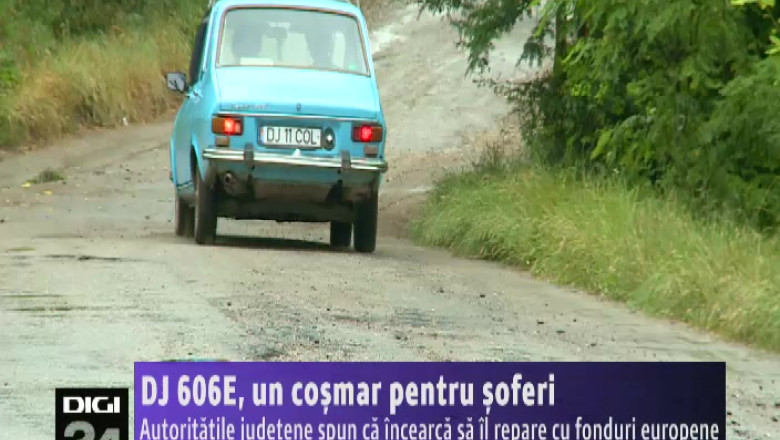 DJ 606E, un cosmar pentru soferi Imagine