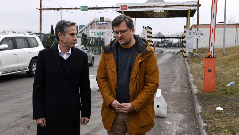 Dmitro Kuleba, dupa intalnirea cu Antony Blinken: „Mai multe arme si mai multe ajutoare sunt in drum spre Ucraina” Imagine