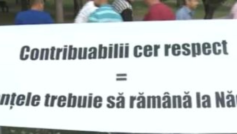DN7 - blocat de contribuabilii din Nadlac, nemultumiti de mutarea sediului Directiei de Finante la Arad Imagine