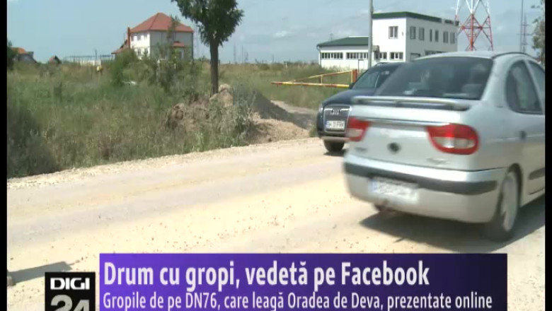 DN76, drumul cu gropi dintre Oradea si Deva, vedeta pe Facebook Imagine