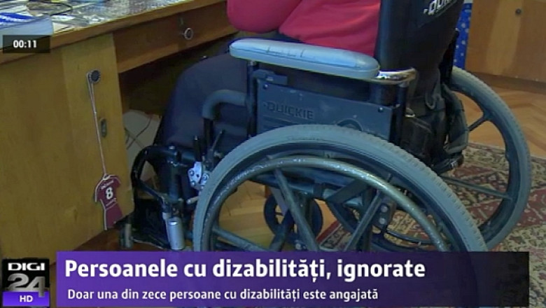 Doar 12% din romanii cu dizabilitati apti de munca sunt angajati: 240.000 de oameni pot munci, dar nu ii vrea nimeni Imagine