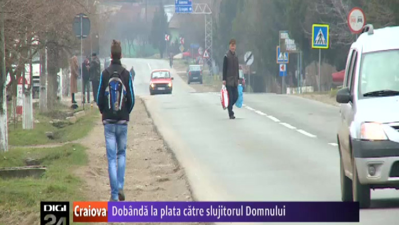 Dobanda la plata catre slujitorul Domnului, intr-o comuna din Olt Imagine