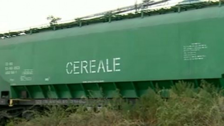 Doi barbati au furat dintr-un tren peste doua tone de grau si 750 de kilograme de seminte de floarea soarelui Imagine