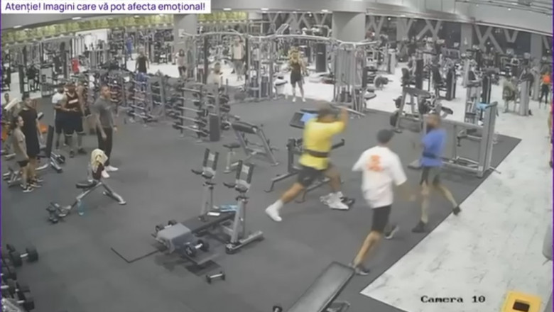 Doi dintre barbatii implicati in bataia de la sala de fitness din Timisoara au fost prinsi cand incercau sa fuga din tara Imagine