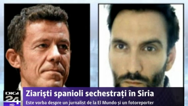 Doi jurnalisti spanioli sunt sechestrati de trei luni in Siria. Rapitorii par a fi afiliati gruparii teroriste Al-Qaida Imagine