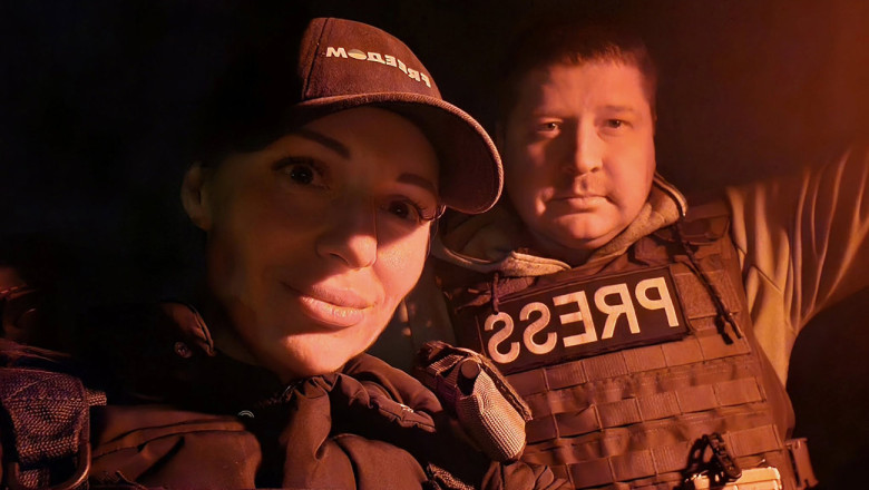 Doi jurnalisti ucraineni au fost ucisi in urma unui atac cu drona lansat de armata lui Putin Imagine