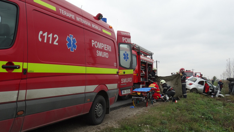Doi morti si patru raniti intr-un accident rutier, la Covasna. Una dintre victime avea 18 ani Imagine