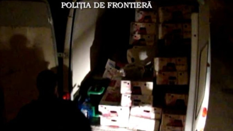 Doi politisti de frontiera, loviti de un contrabandist in timpul unei operatiuni de combatere a traficului de tigari Imagine