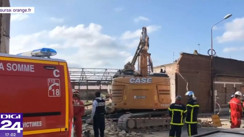 Doi romani, tata si fiu, au murit in Franta, dupa ce un zid s-a prabusit peste ei Imagine