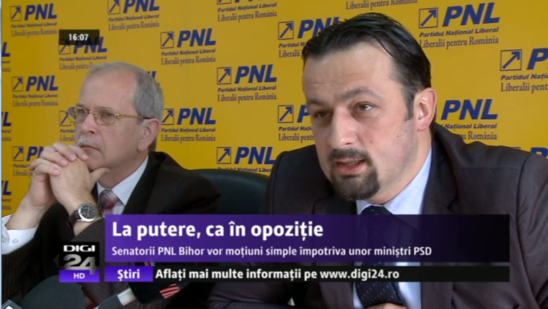Doi senatori PNL ar putea depune motiuni simple impotriva unor ministri PSD Imagine
