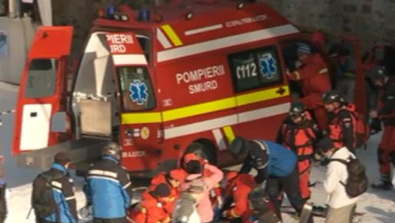 Doi turisti, raniti pe partia de la Paltinis. Tinerii sunt in stare grava Imagine