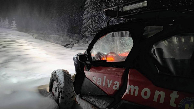 Doi ucraineni care au trecut granita in Romania au fost recuperati azi-noapte in Muntii Maramuresului. Cum i-au gasit salvamontistii Imagine