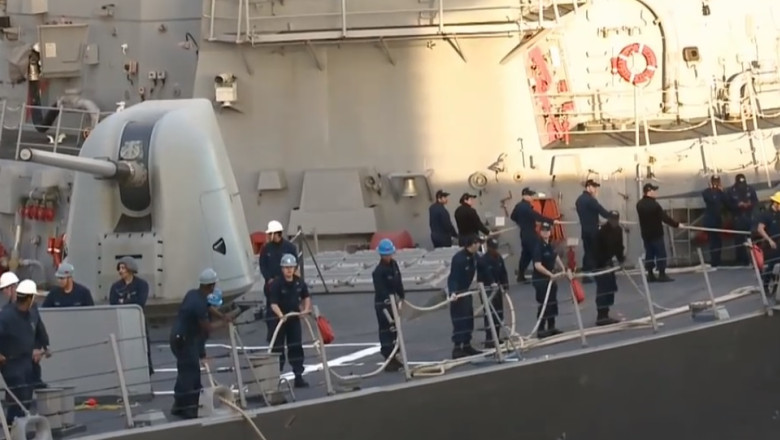 Donald Cook a sosit la Constanta. Distrugatorul american va face exercitii pe mare timp de 3 zile Imagine