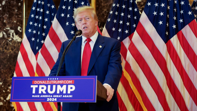 Donald Trump a fost desemnat oficial candidatul Partidului Republican la alegerile prezidentiale din SUA in 2024 Imagine