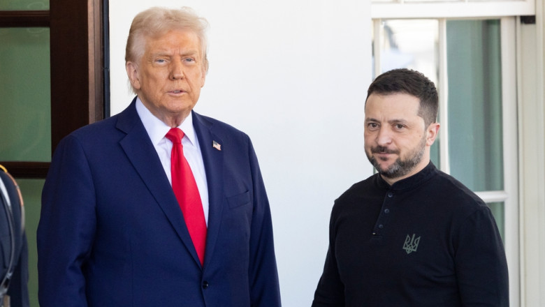 Donald Trump aminteste din nou ca nu este un fan al lui Volodimir Zelenski, dar spune ca nu-l invinovateste pentru razboiul din Ucraina Imagine