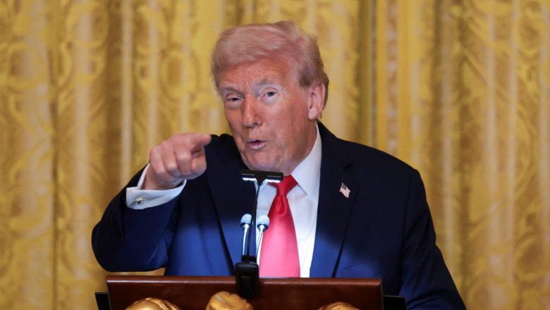 Donald Trump, derapaj la adresa unui reporter francez: „Nu inteleg o vorba din ce spune. Insa are accent frumos” Imagine