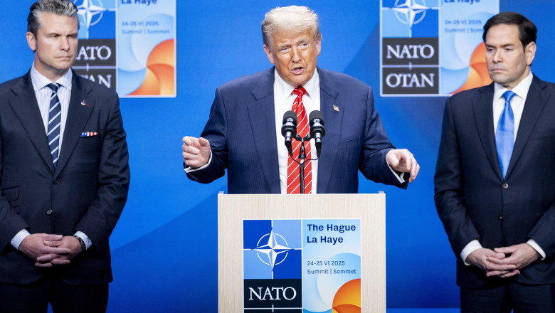 Donald Trump, discurs dupa summitul NATO de la Haga. Ce a spus presedintele SUA despre apararea Europei, Vladimir Putin si Iran Imagine