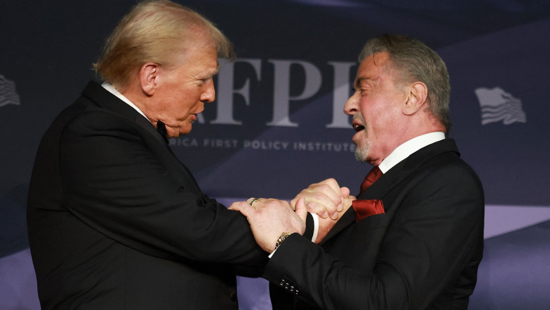Donald Trump ii numeste pe Mel Gibson, Jon Voight si Sylvester Stallone ca „ambasadori speciali” la Hollywood Imagine