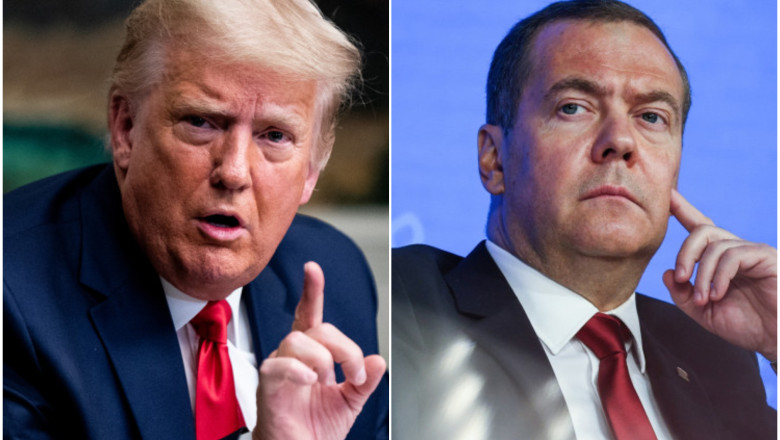 Donald Trump il ameninta pe Dmitri Medvedev: „Sa-si masoare cuvintele, intra pe un teritoriu periculos”. De la ce au pornit tensiunile Imagine